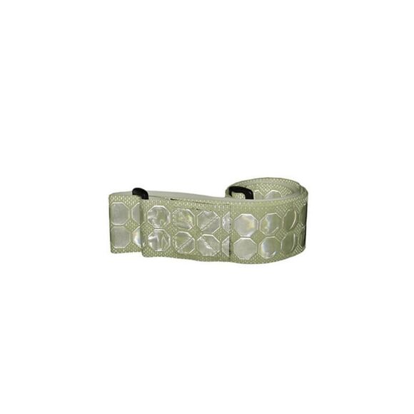 PT BELT - WHITE PT BELTS – GLOWS AND REFLECTS! - Picture 1 of 6